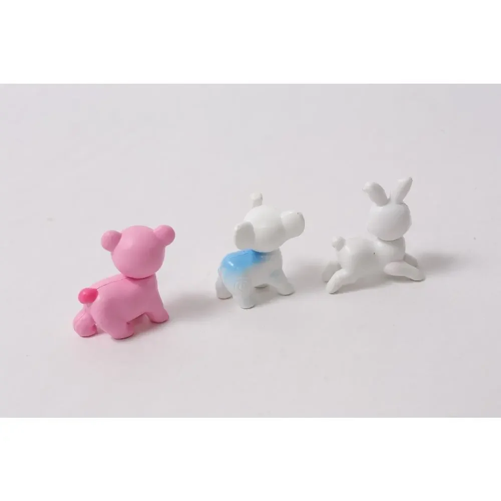 Japan Charmy Chan Animal Figurine Lot Bear Elephant Rabbit ~ 260730-WH 467